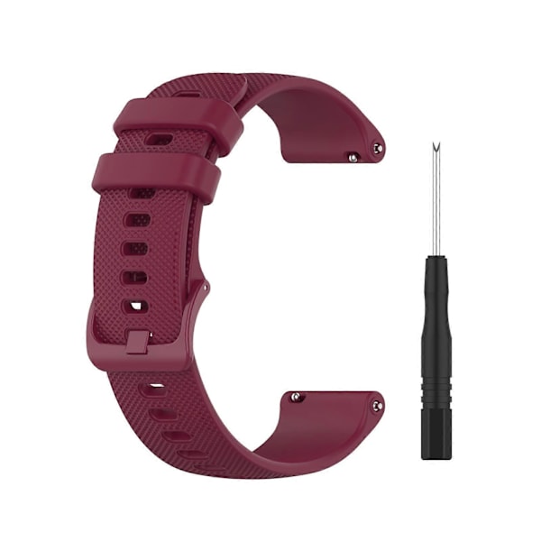 Rem for Garmin Forerunner 745 klokkearmbånd Red Wine
