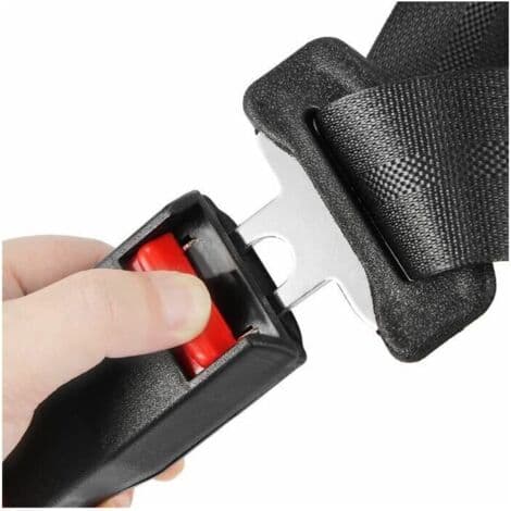 Justerbart 3-punkts sikkerhetsbelte – Polyester – Strekkfasthet 26700 N – Lengde 2,8 m – Rask installasjon