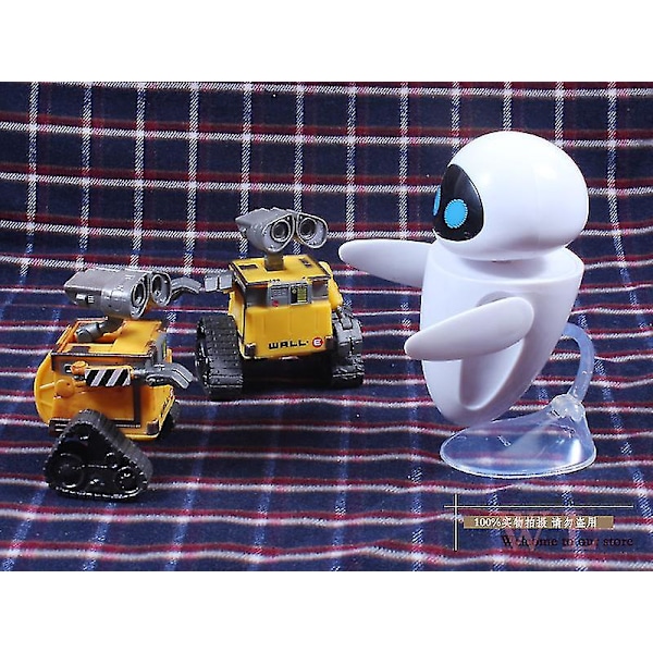 Wall-e Robot Actionfigur Samleobjekt Model Legetøj Dukke 6 cm 3 typer Clean version of Wall-E
