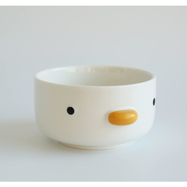 Sjove søde kyllingesalatskåle, håndlavet glasur, ande-sikre keramiske 400 ml suppeskåle, 4,3'' risskål, hjem, familie, ven salad bowl