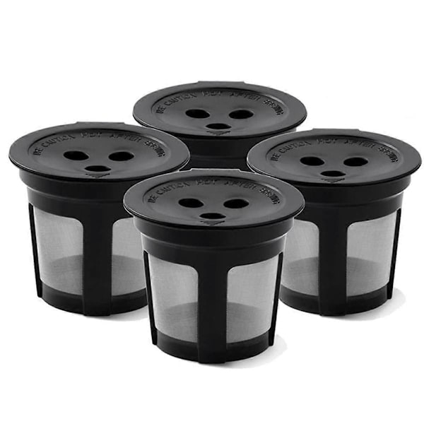 4-pack Återanvändbara K-Cups Kaffekapslar för Dual Brew Kaffebryggare Permanenta K-Cups Filter Kaffe Ac