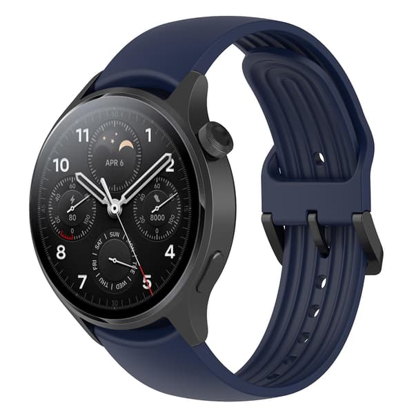 Silikon Urrem til Xiaomi Watch S1 Pro Navy Blue