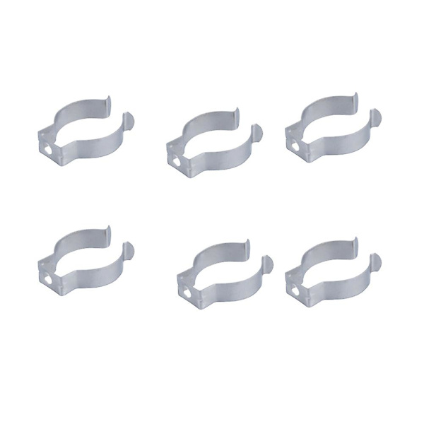100 stk LED-lysbase LED-lyslister Fluorescerende rørholder U-klips Holderbrakett Fluorescerende rørutskiftningsklips