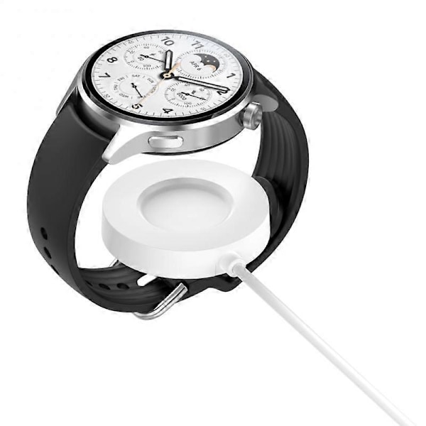 For Xiaomi Watch S1 Ladekabel Trådløs Lader Dock Strømadapter Smartklokke Tilbehør black