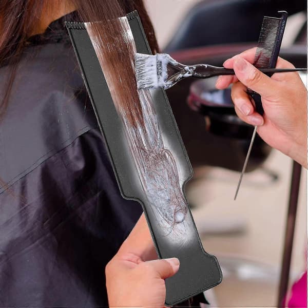 4 Stk. Highlighting Board med Tænder Hårfarve Paddle Highlighting Børste til Balayage Board Kam til Hårfarve