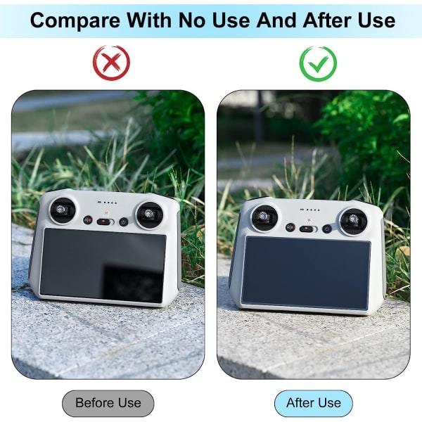 2-pak Drone Fjernbetjening Arc Edge Skærmbeskytter til DJI Mini 3 Transparent