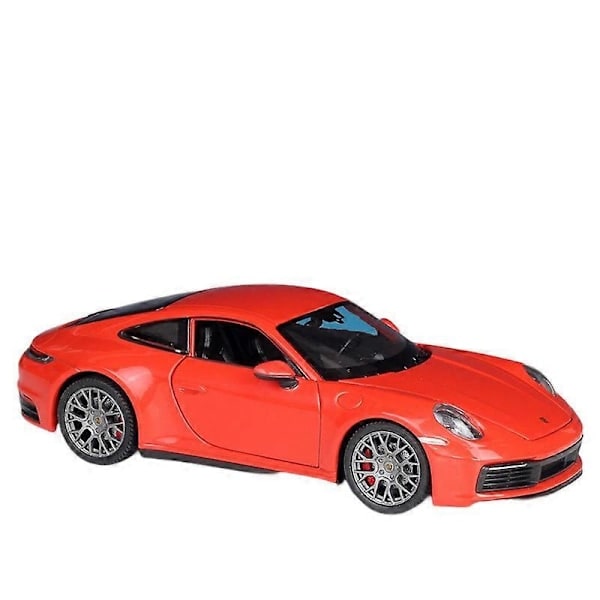 1:24 Leluauto Porsche 911 Carrera 4s Musta Simulaatiomalli Metallikoriste Kokoelma Leluauto Useita Värivaihtoehtoja Orange