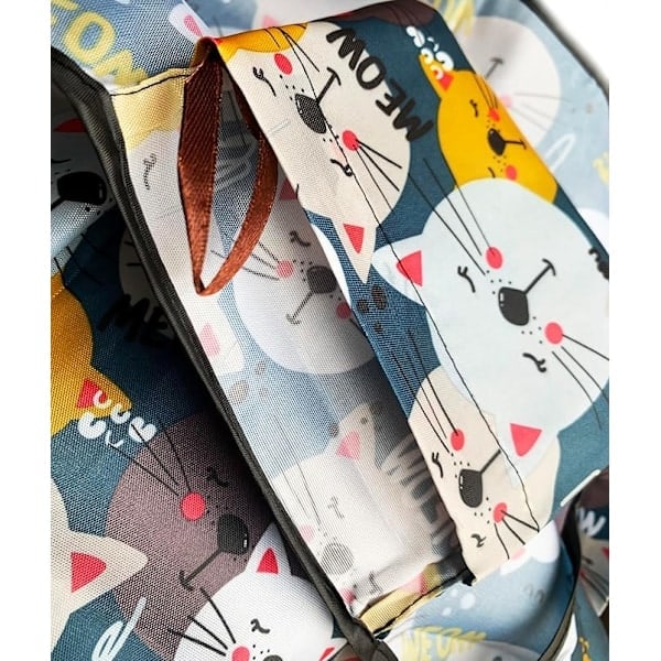 Stor foldbar taske 50*40cm, genanvendelig til shoppingture 50*40cm D