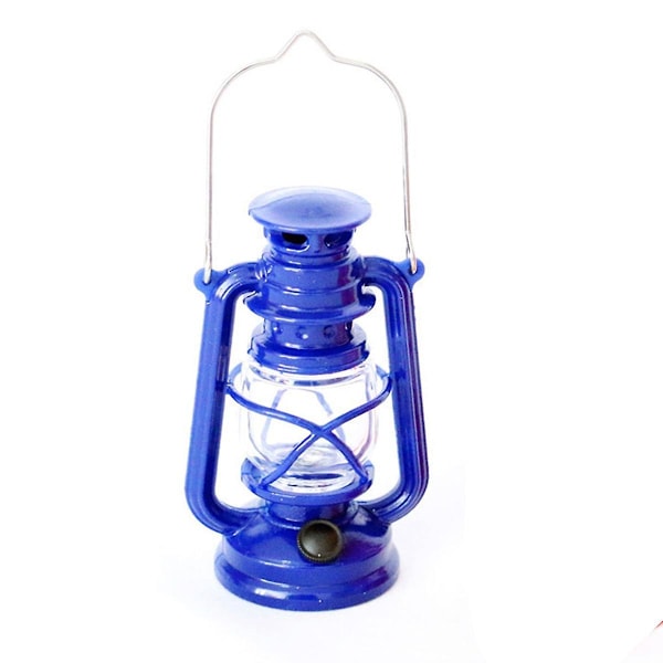 1/6 1/12 Skala Mini Lampe Miniatyrlys Lampe Leke Leker Dukkehus Tilbehør Rød