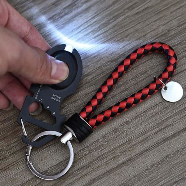 Praktiskt tillbehör campingverktyg | Multifunktionell överlevnadskort för äventyrsset Kit Stål Multifunktionskort för camping