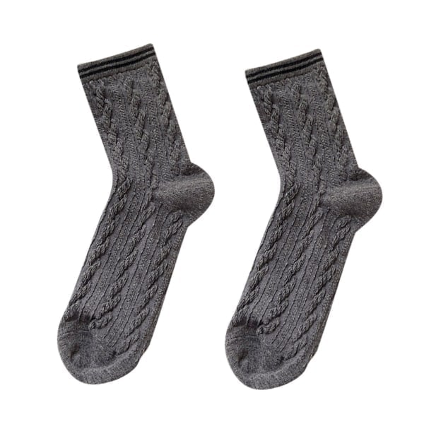Jacquardsockor för damer för höst och vinter, familjeset med julstrumpor