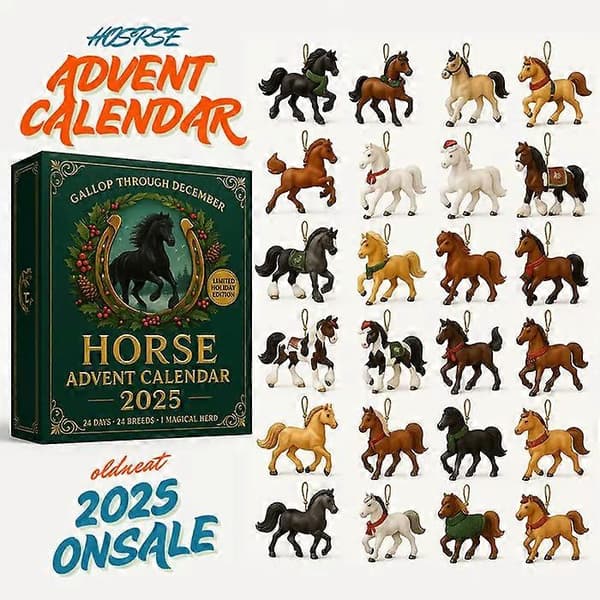 2025 Ny akryl anheng Julekalender Blindboks A