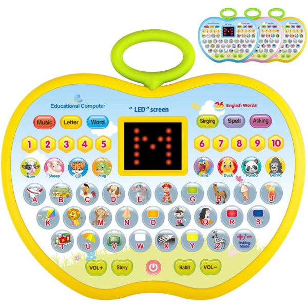 Toddlers Multifunctional Learning Tablet Toy for Boys & Girls - Perfect Educational Gift