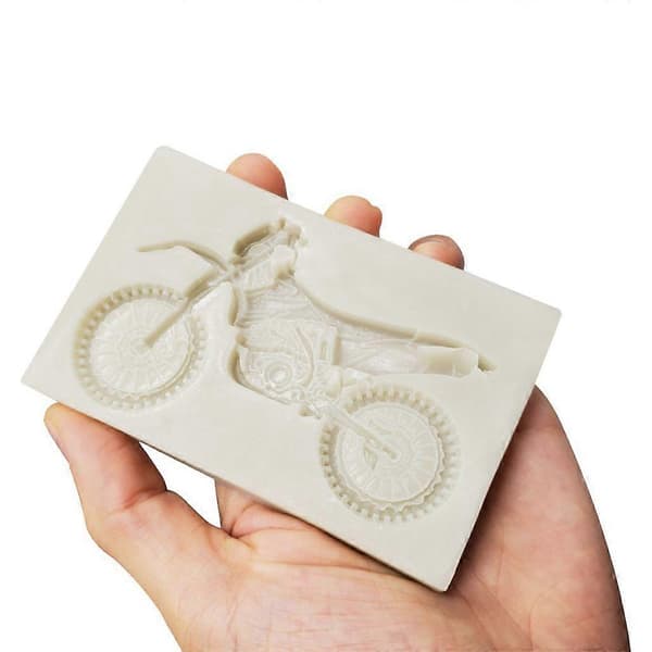 3D Udsøgt Motorcykelform Chokolade Slikforme Polymer Håndværk DIY Form Hjem