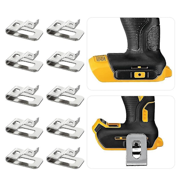 15 stk./sæt Bælteklips Hæk Bælteklips Værktøjer Til Dcd740b Dcd740b-b3 Dcd771c2 Dcd780b Power Tool Tilbehør