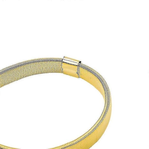 Sklisikre skjorteermer metall armbånd stretch elastiske armbånd armholder 1 par Gold