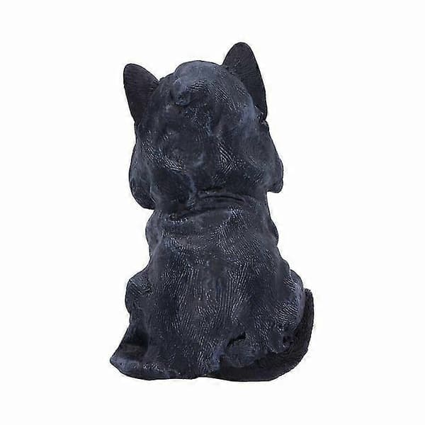 Sød Kat Figur - Halloween Kat Dekoration Gave Sort 1 stk