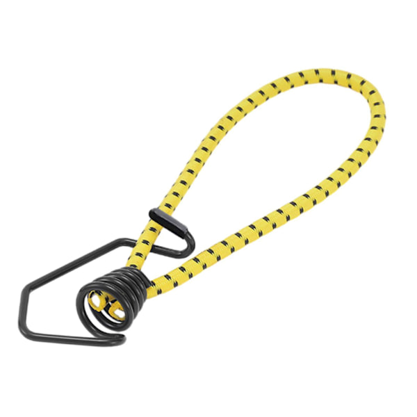 Joustoköysi koukulla 6mm Köysi Joustava Kuomukiinnikkeet Kuorma-autoihin Mainoksiin Retkeilyyn Musta Yellow 20cm