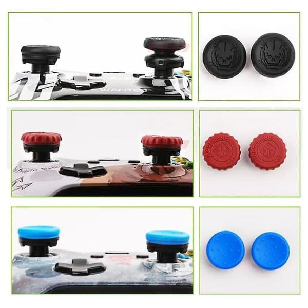 Forlænger til tommelfingergreb til PS4-controller, cover til PS5-tilbehør FPS Joystick Performance til PlayStation 5 PS4 Gamepad-cover Red