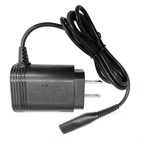 Original for Braun Series 3 5 7 9, 2-pins barbermaskin ladekabel plugg installert (sender forskjellige plugger i henhold til forskjellige land) null ingen