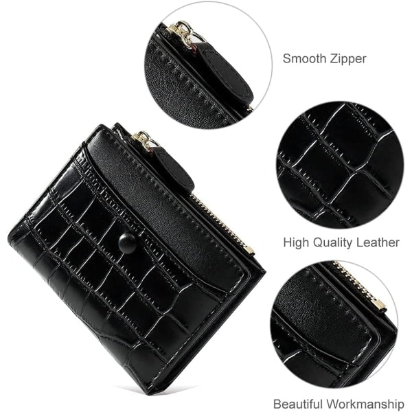 Dammode Plånbok Lättvikts Förvaringsväska black