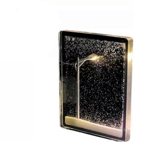 Sne lampe, sne landskab natlys, nye julelys håndlavet DIY materiale