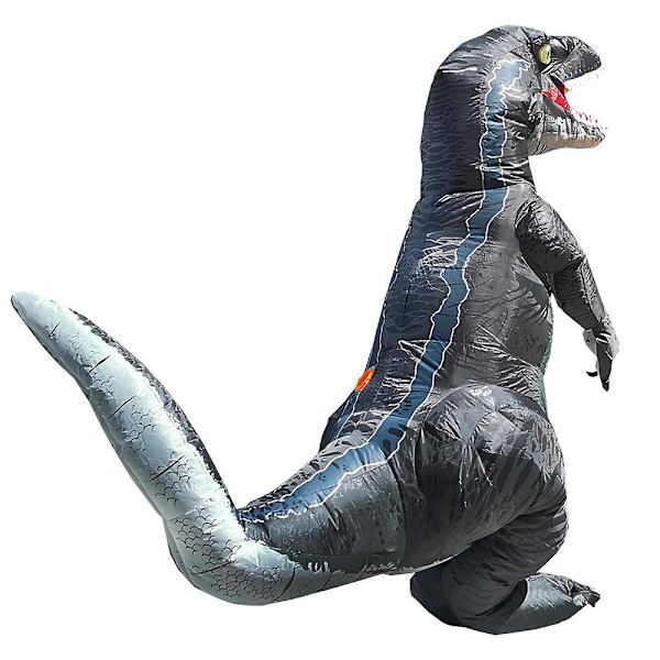 Halloween-dräkt Uppblåsbar Dinosaur Kläder Raptor Dinosaur Kostym Djur Cosplay För Vuxna Män Kvinnor