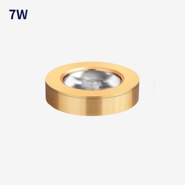 Spot LED Downlight Taklampe 7W Gold 7W Gold