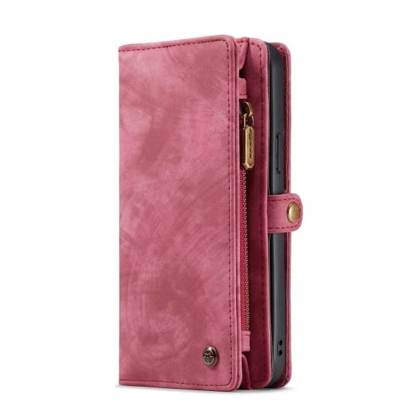 CaseMe Multi-Slot 2 i 1 Plånboksfodral iPhone 13 Pro Max Röd