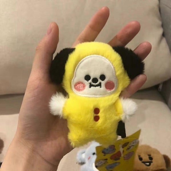 10CM Kawaii Line Friends Bt21 Sarjakuva Shooky Cooky Chimmy Rj Pehmo Riipus Jälkiruoka Sarja Avaimenperä Riipus Pehmo Nukke Koriste pendant51 10CM