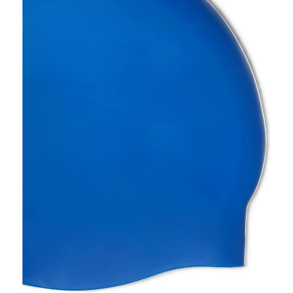 1 stk Rynkefri Silikon Badehette Blue
