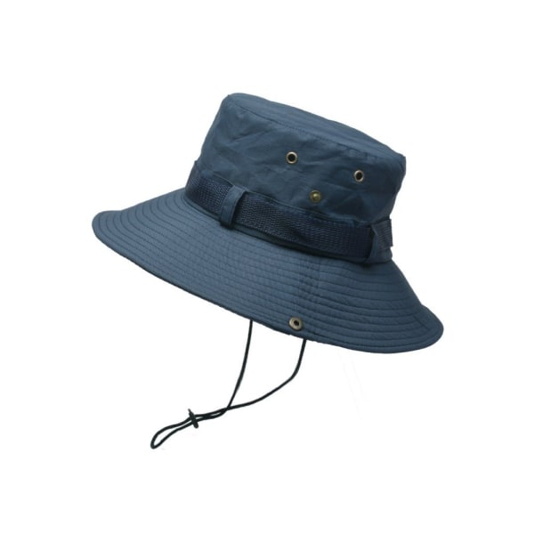 Foldable fisherman hat polyester with elastic tension rope