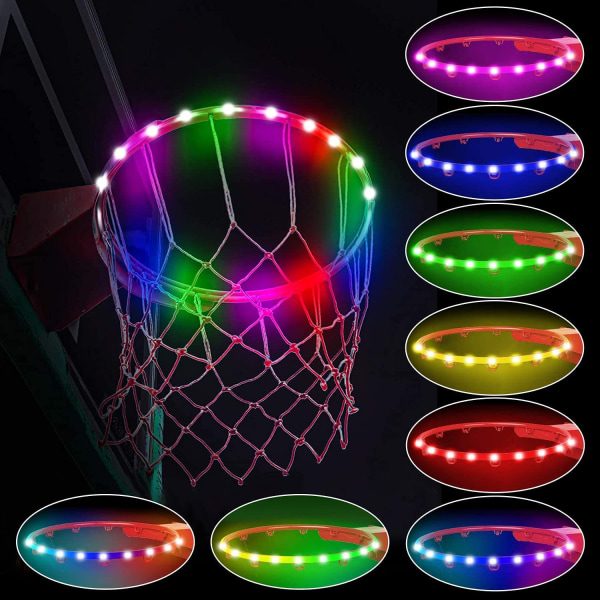 Toys For Boys And Girls 3-6 Years Light Up Led Basketball Hoop Rim Light Basket Rim Attachment For Kids