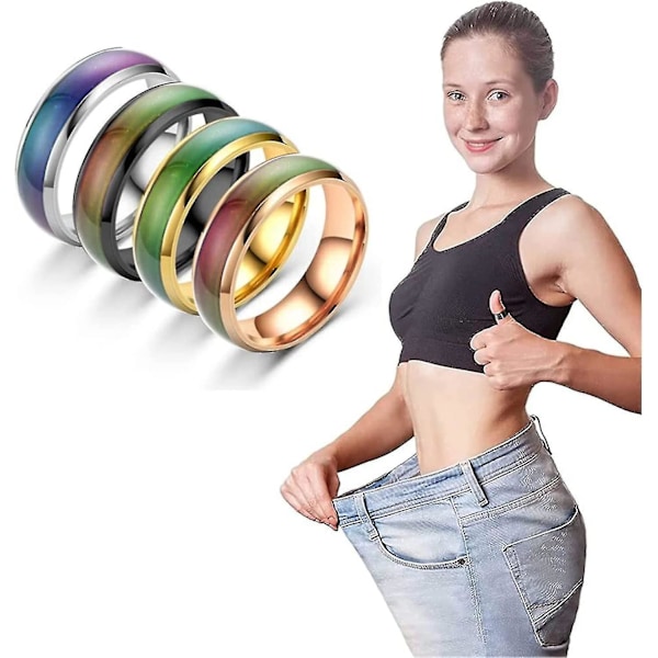 4 st Lymphvity Termoterapeutisk Ring, Lymfdränage Terapeutiska Magnetiska Ringar För Kvinnor Män 12