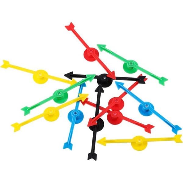 Spinner-spil - 25 dele - Plastik - 5 farver - Til skole- og social brug - 10 cm