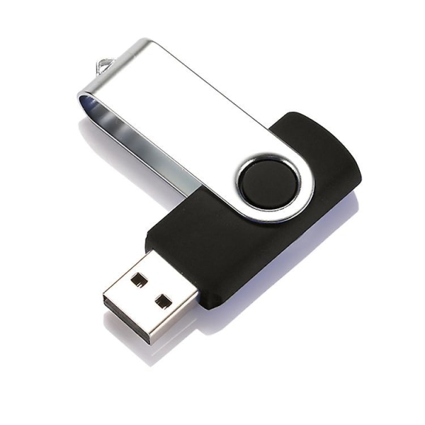 Memory Stick Eastbull USB minne 32gb roterande design Memory Stick hopfällbar lagring 32gb (1st-svart)