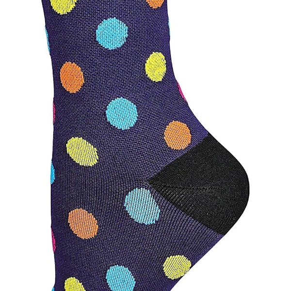 5 paria kompressiosukkia, polven yläpuolisia, tukisukkia Mixed colors S-M