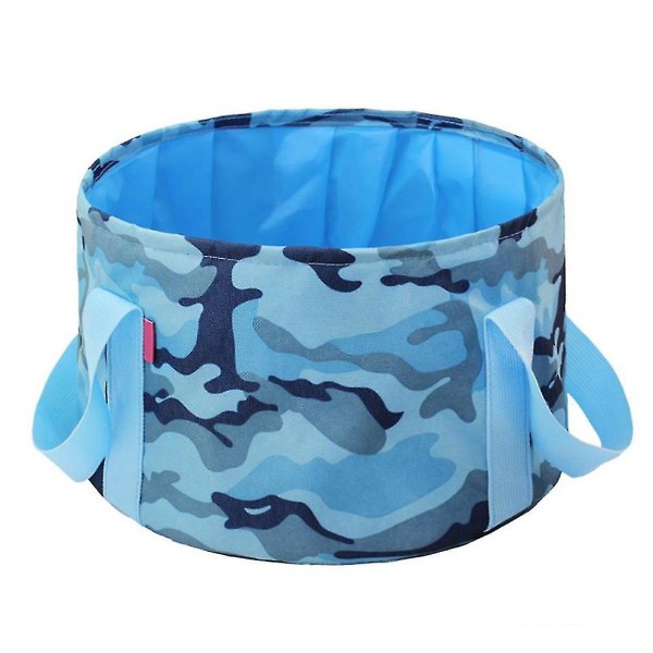 Portable folding water basin for outdoor travel