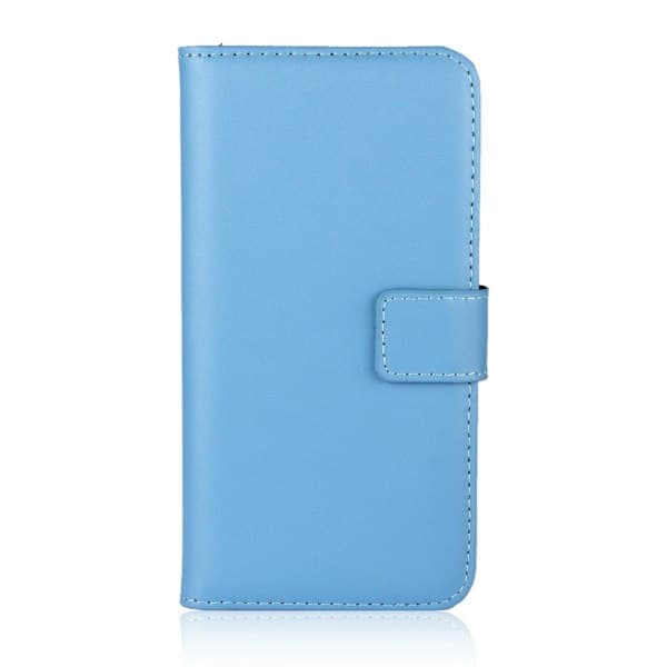 Samsung S20 Ultra - Ægte Læder Wallet Case Light Blue