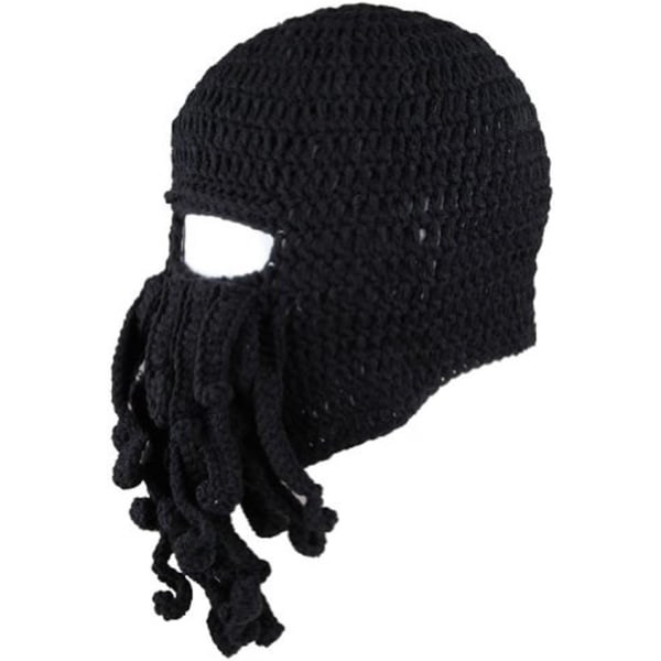 Håndvævet blæksprutte uldhat Varmt Halloween fest hat