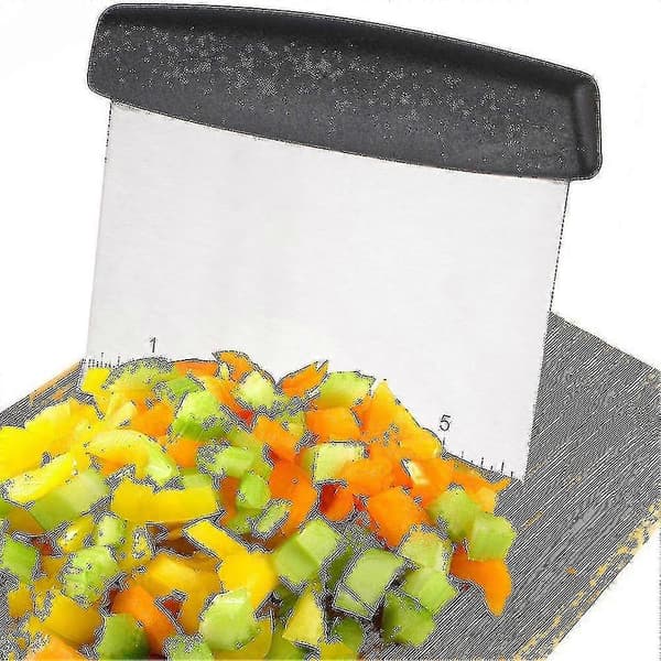 Gode Håndtak Rustfritt Stål Skrape og Hakker, Konditorskrape