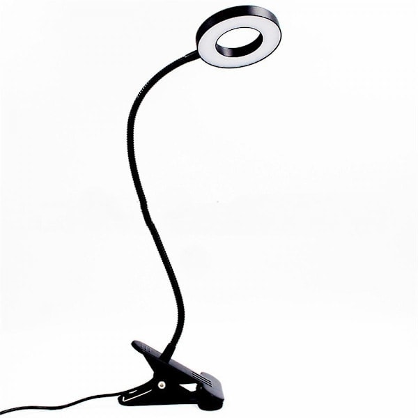 Selfie Ring Light Stativ för Live Stream/makeup, Clip On, Flexibla Armar