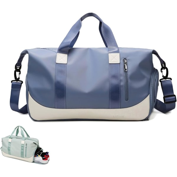 1 stk Treningsbag Sportsbag med Skoavdeling, Vanntett Reisebag
