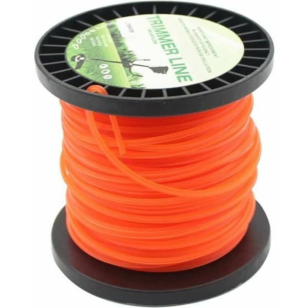 Universal 2,7 mm diameter og 50 m lang udskiftningssnor til trimmere - passer til de fleste trimmerhoveder