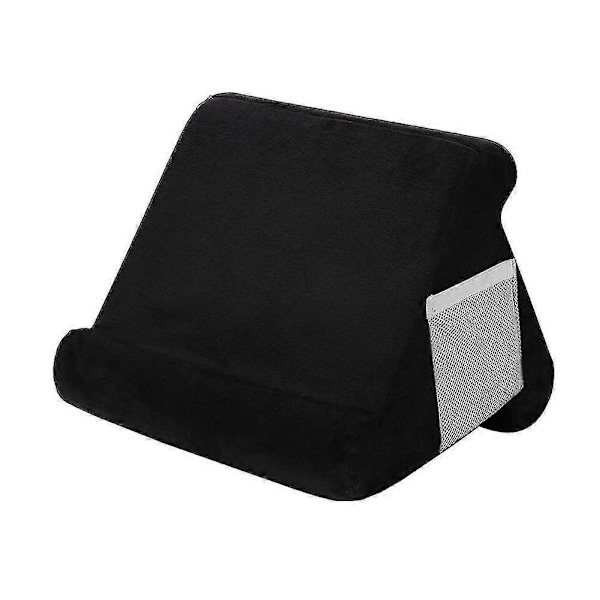 Myk nettbrettholder, multi-vinkel iPad-stativ med nettpose Black