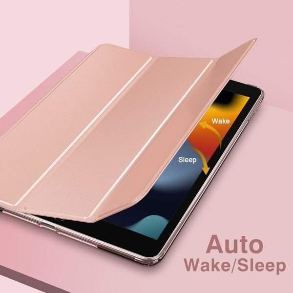 Fodral för nya iPad 9:e generationen, mjukt TPU transparent frostat skal Slim skyddande skal