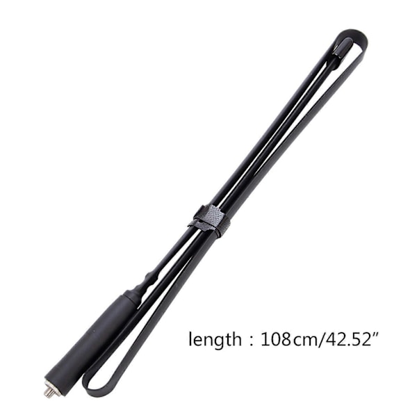 Vattentät Vikbar CS Taktisk - Antenn Dual Band Ham Radio Antenner för UV-9R