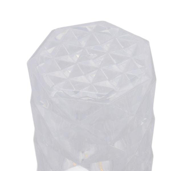 Kristallbordlampa IP54 Vattentät Transparent Mini LED Kristallbordlampa för Sovrum Hem Sängbord Varmvit