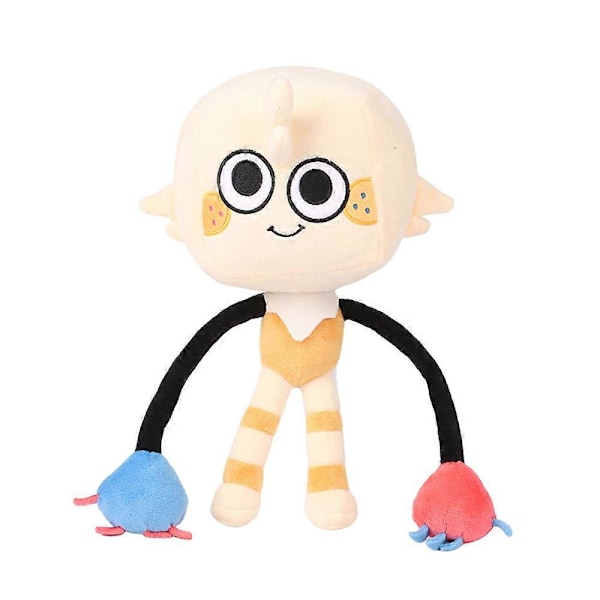 Dandy's World Horror Games -pehmolelu, Piirrettyjen hahmojen pehmolelut, Pebble Scrap Poppy Goob -nukke lahjaksi faneille ja ystäville Light Brown