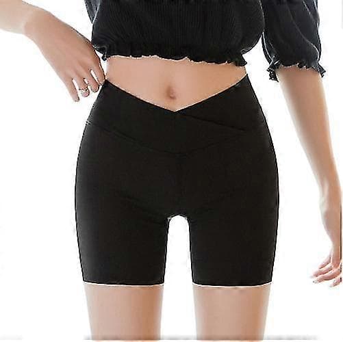 Högmidjade shorts för kvinnor Black XXL